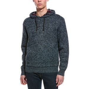 Point Zero Mens  Semi Fit Hoodie, Blue